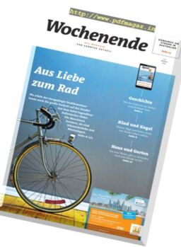 Wochenende. Das Magazin – 1 Oktober 2017