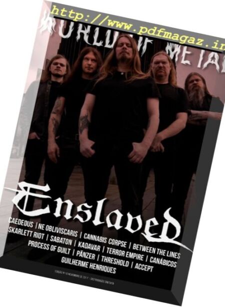 World of Metal – Novembro 2017 Cover