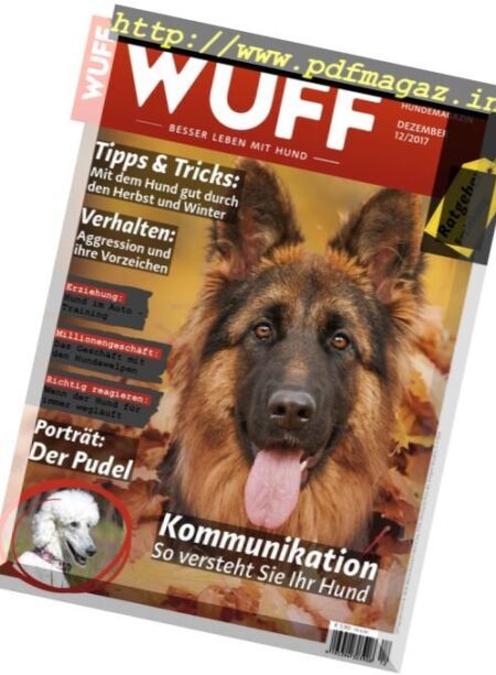 Wuff – Dezember 2017 Cover