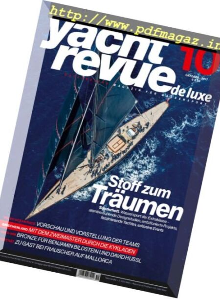 Yachtrevue – Oktober 2017 Cover