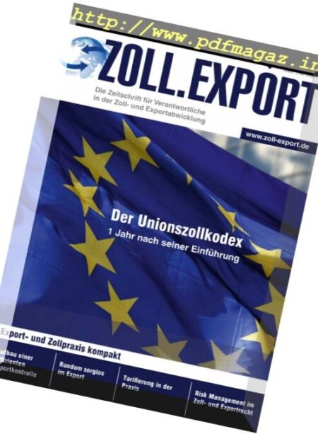 Zoll.Export – Juni 2017 Cover