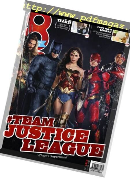 8 Days – 16 November 2017 Cover
