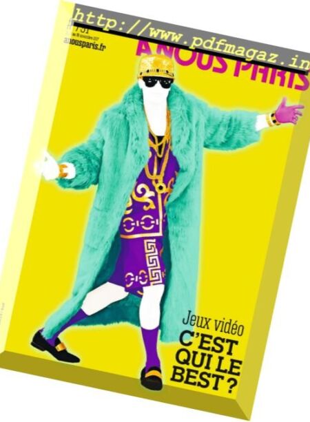 A Nous Paris – 13 novembre 2017 Cover