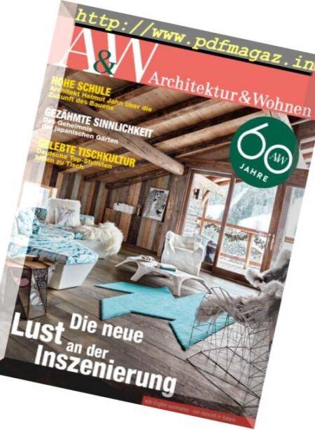 A&W Architektur & Wohnen – Dezember 2017 Cover