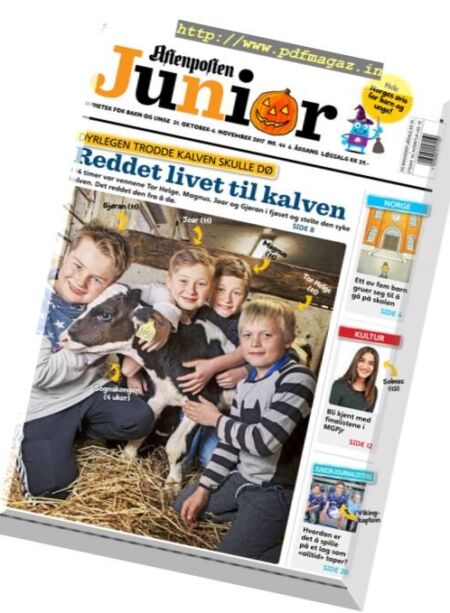Aftenposten Junior – 31 oktober 2017 Cover