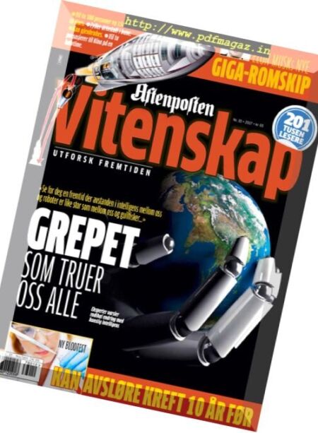 Aftenposten Vitenskap – november 2017 Cover