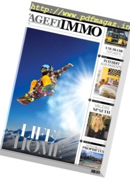 Agefi Immo – novembre-decembre 2017