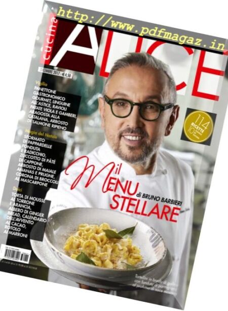 Alice Cucina – Dicembre 2017 Cover