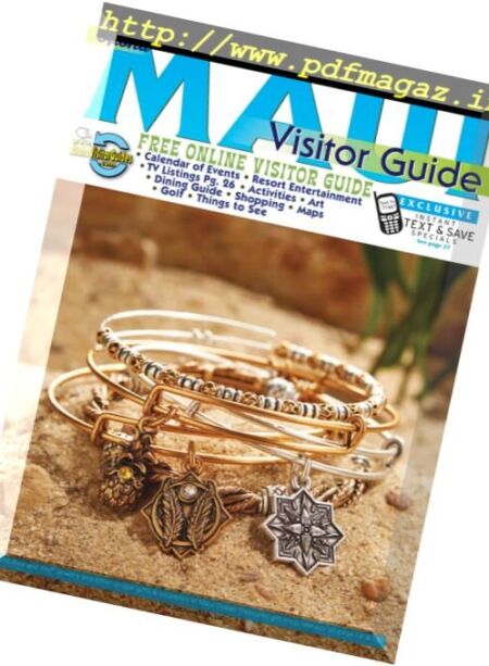 Aloha – Maui Visitor Guide – December 2017 Cover