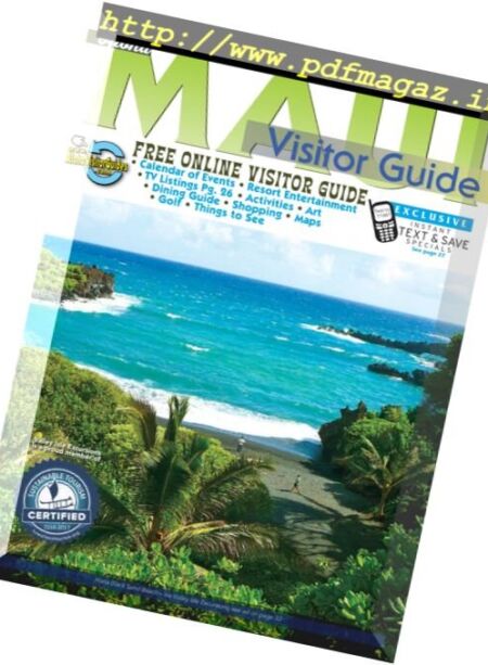 Aloha – Maui Visitor Guide – November 2017 Cover