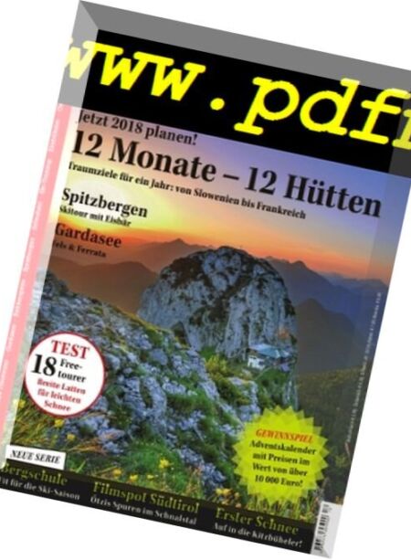 Alpin – Dezember 2017 Cover