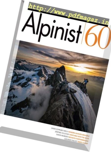 Alpinist Magazine – November 2018 Cover