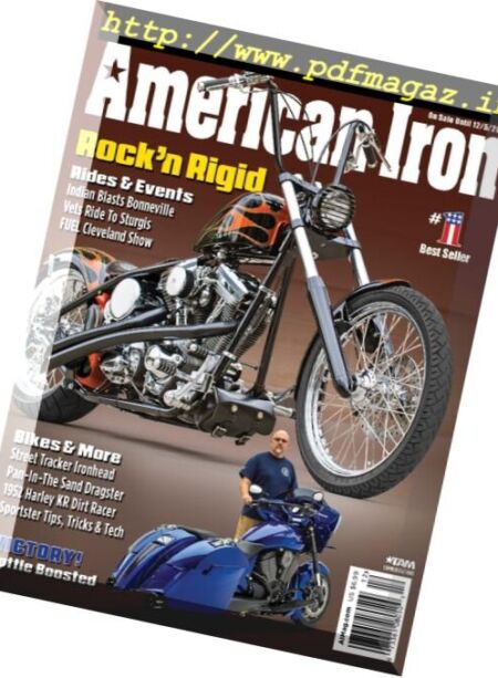 American Iron Magazine – October 2017 Cover