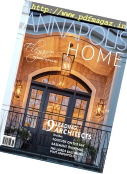 Annapolis Home – November-December 2017