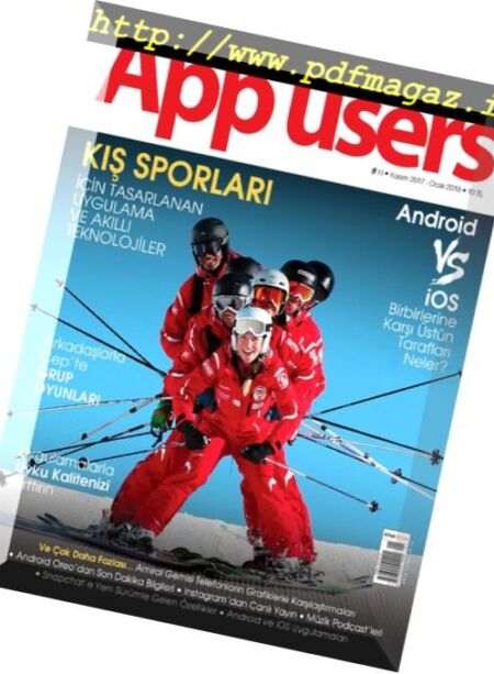 App Users – Kasim 2017 Cover