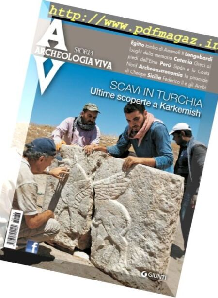 Archeologia Viva – Novembre 2017 Cover