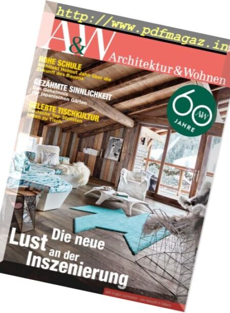 Architektur & Wohnen – Dezember-Januar 2017 Cover