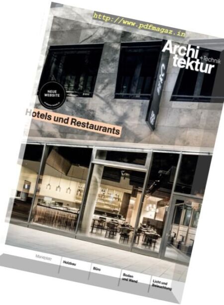 Architektur+Technik – September 2017 Cover