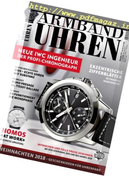Armbanduhren – Dezember-Januar 2017 Cover