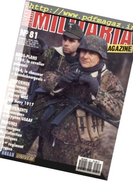 Armes Militaria – Avril 1992 Cover