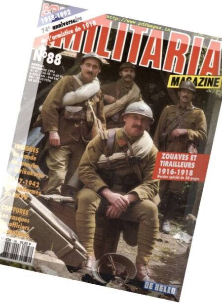 Armes Militaria – Novembre 1992 Cover