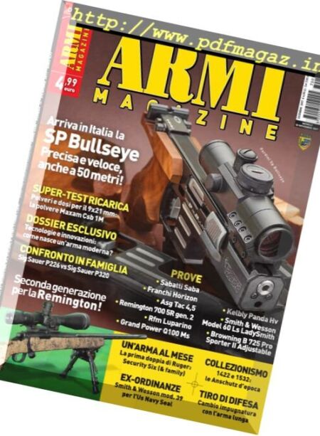 Armi Magazine – Dicembre 2017 Cover