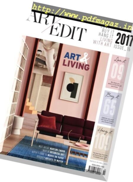 Art Edit – Issue 15, Spring 2017 Cover