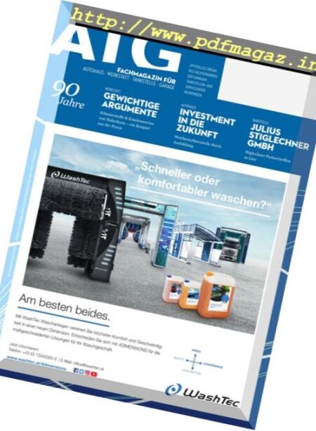 ATG – November 2017 Cover