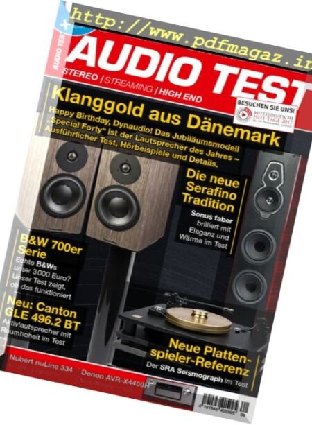 Audio Test – Dezember 2017 Cover