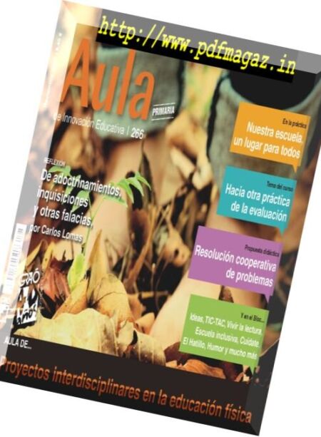 Aula de Innovacion Educativa – noviembre-diciembre 2017 Cover