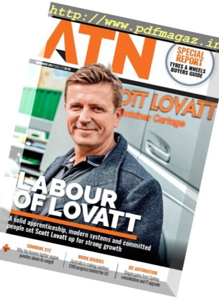 Australasian Transport News (ATN) – November 2017 Cover