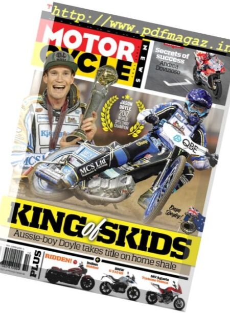 Australian Motorcycle News – 9 November 2017 Cover
