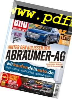 Auto Bild Germany – 11 November 2017