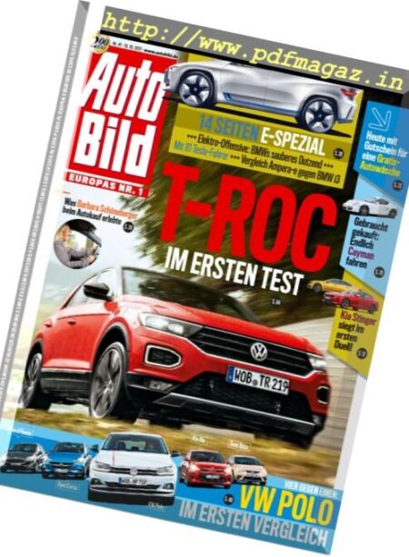Auto Bild Schweiz – 13 Oktober 2017 Cover