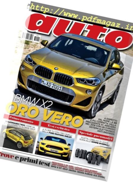 Auto – Dicembre 2017 Cover