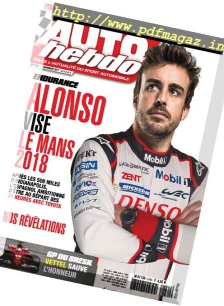 Auto Hebdo – 14 novembre 2017 Cover