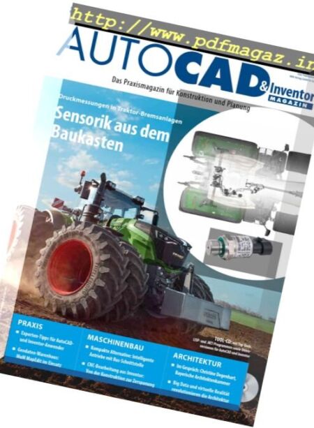 Autocad & Inventor Magazin – November 2017 Cover
