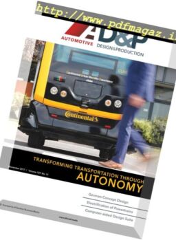 Automotive Design and Production – November 2017