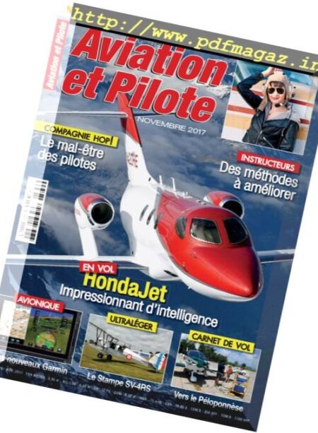 Aviation et Pilote – Novembre 2017 Cover