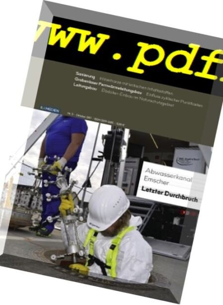 B_I umweltbau – November 2017 Cover