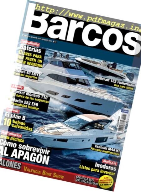 Barcos a Motor – diciembre 2017 Cover