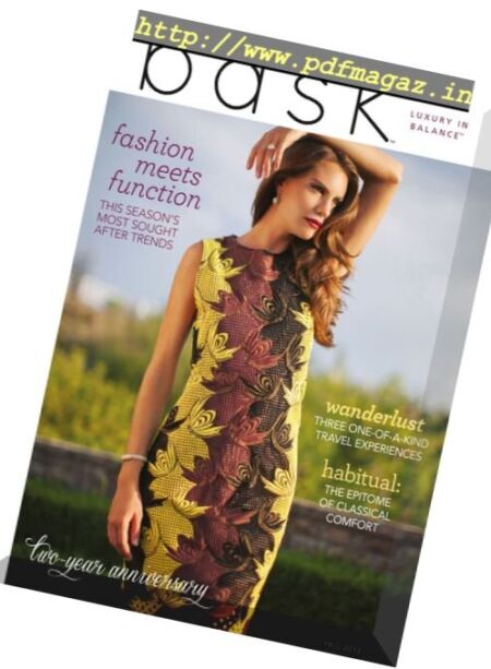 Bask – September 2012 Cover