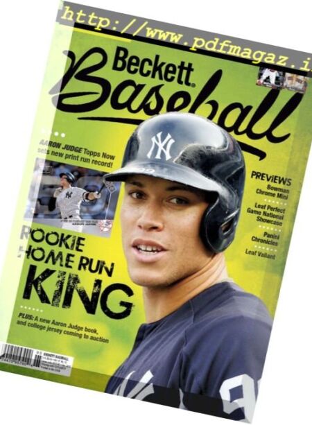 Beckett Baseball – December 2017 Cover