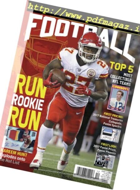 Beckett Football – December 2017 Cover