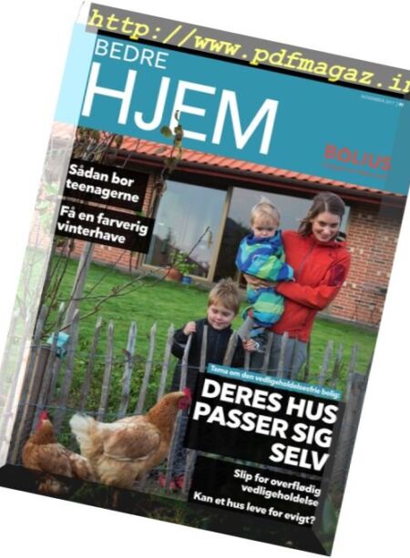 Bedre Hjem – november 2017 Cover