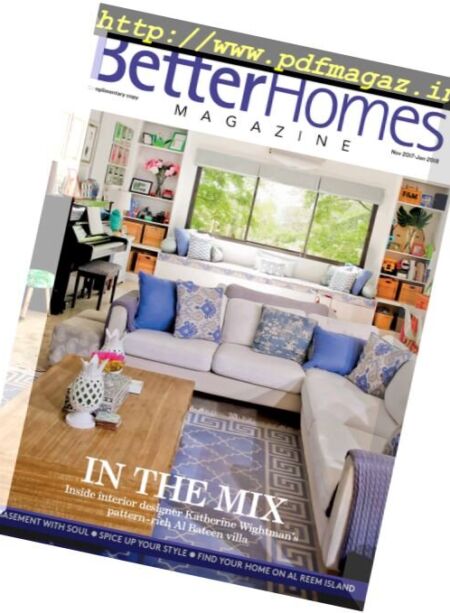 Better Homes Abu Dhabi – November 2017-January 2018 Cover