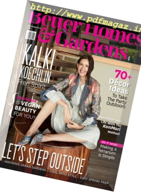 Better Homes & Gardens India – December 2017 Cover