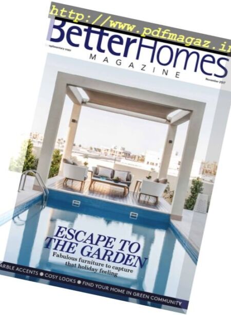 Better Homes – November 2017 Cover