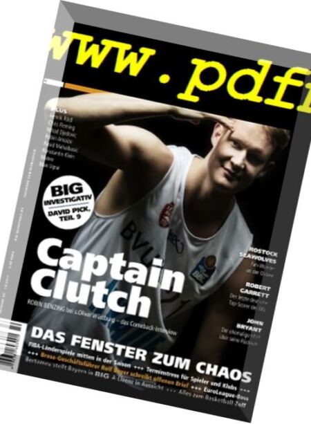 BIG – Basketball in Deutschland – November 2017 Cover