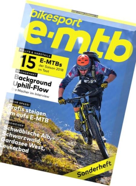 Bikesport Sonderheft e-mtb – 2017 Cover